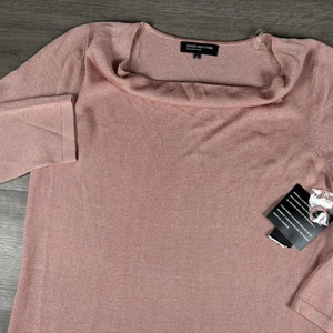 Suéter Jones New York Mujer Talla Grande Rosa Manga Larga Tejido Nuevo Con Etiquetas - Imagen 1 de 17