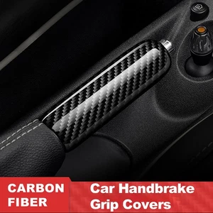 Cubierta de freno de mano con mango de fibra de carbono para Mini Cooper R56 R57 R58 R59 R50 R53 nueva - Imagen 1 de 10