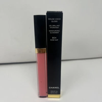 Chanel Rouge Coco Gloss Moisturizing Glossimer ~ 804 Rose Naif ~ 5.5 g /BNIB - Image 1 of 3