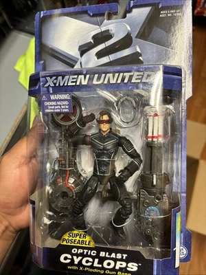 "Figura de acción Cyclops X-Men 2 United Movie 6"" Optic Blast Toybiz Marvel Legends" Foto 1 de 4