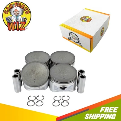 Conjunto de pistão de motor compatível com 95-99 Nissan 200SX Sentra 1.6L GA16DE - Imagem 1 de 2