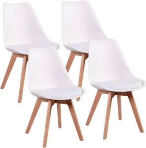 Wehome - Set 4 Sedie Candice, Sedie Sala Da Pranzo O Ufficio, Sedia Ergonomica, - Foto 1 di 12