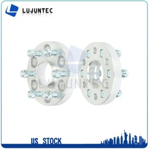 6x120 1" (2) Hubcentric Wheel Spacers 14x1.5 For Chevrolet Colorado GMC Canyon - Picture 1 of 12