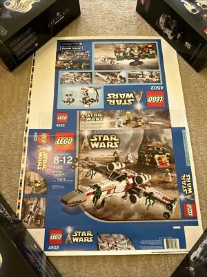 Lego Star Wars 4502 X-Wing Fighter Blue Box Test Print Box Proof Sheet! - Image 1 of 4