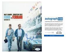 Matt Damon "Ford v Ferrari" AUTOGRAPH Signed 'Carroll Shelby' 8x10 Photo ACOA