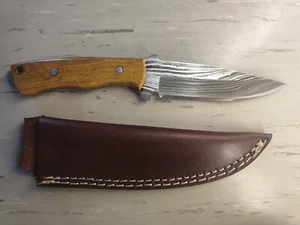 Damastmesser Jagdmesser Outdoormesser Messer - Bild 1 von 2