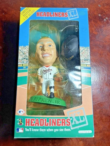 1998 CAL RIPKEN JR BALTIMORE ORIOLES Corinthian Headliners 6" Big Head Figurine Cover