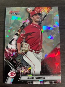 2019 Bowman's Best Nick Lodolo #TP-17 Top Prospect Atomic Refractor - Bild 1 von 2