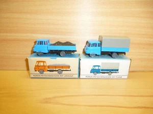 ESPEWE: 2 IFA LKW ROBUR LO 2500 Pritsche mit Ladegut + Plane + 2 OVP !!! - Bild 1 von 6