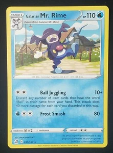 Juego de cartas coleccionables Pokémon Galarian Mr. Rime espada y escudo - estilos de batalla 035/163 raro casi nuevo - Imagen 1 de 2