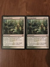 Growing Ranks X2 Commander Moderate Play MTG (Stock picture)
