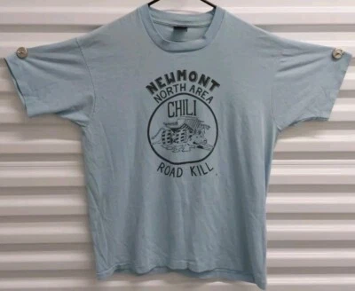 Vtg Newmont North Area Road Kill Chili T-Shirt XL Single Stitch Made In USA  — 第 1/4 张图片