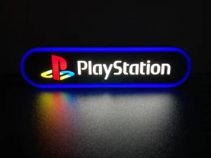 PlayStation ( color logo) 3d Printed Led Sign - Picture 1 of 3