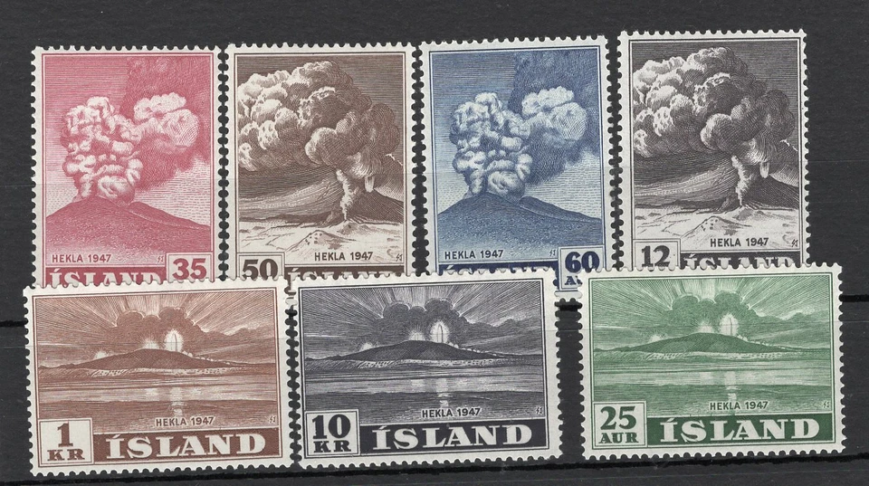 ICELAND, YV # 208/14, COMPLETE SET, MH, VF - Image 1 of 1
