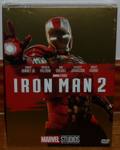 Iron Man 2 Slipcover Housse en Carton DVD Neuf Action Marvel (Sans Ouvrir) R2