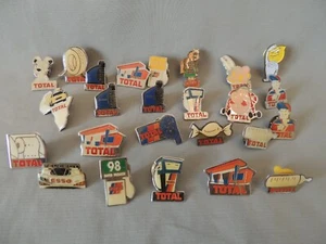23 Collectible Pins Total Oil Petrol and 2 pins Esso - Picture 1 of 12