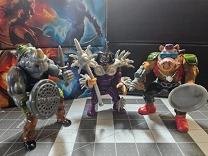 TMNT ⭐ Rocksteady ⭐ Super Shredder⭐ Bebop ⭐ Action Figure - Foto 1 di 7