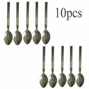 10 x Tea Spoon Cutlery Teaspoons Tea Spoons Stainless Steel Colour Silver NTI - Picture 1 of 2