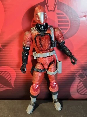 1/12 Scale 3D Printed CLEAR RED CHEST PLATE FOR GI JOE CLASSIFIED SERIES BAT - Image 1 of 3