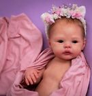 17" Reborn Baby Doll Kit Soft Vinyl Lifelike Blank Mold With Girl Belly Meadow