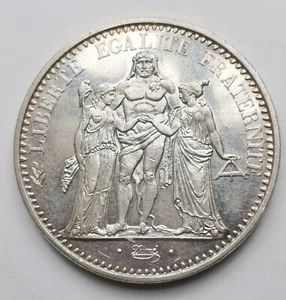 FRANCIA FRANCE 10 Francs francos 1965 Hércules Plata - Picture 1 of 2