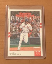 2021 TOPPS X SPORTS ILLUSTRATED #53 DAVID ORTIZ - NUMBERED 33/70 RED STRIPE