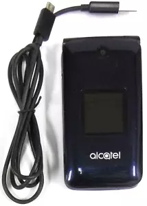 Alcatel Go Flip 4044N - Blue ( MetroPCS / Metro ) 4G VoLTE Smartphone - Bundled - Picture 1 of 4