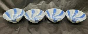 Antique Chinese blue and white porcelain Bowls Small spice Bowl set of 4 2582 - Picture 1 of 12