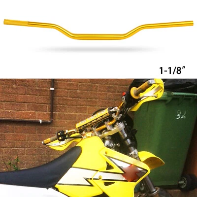 Gold 1-1/8" 28mm Fat Handlebar Rise Tracker For Suzuki DRZ DR-Z 400SM Dual Sport - Image 1 of 4