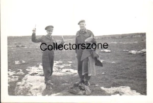 1948 British Army Soldiers instructors Barrow Camp Photo 3.25 x 2.5 Inch - Picture 1 of 2