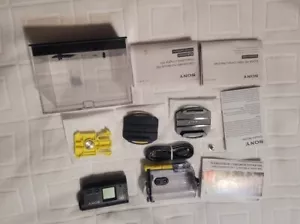 Sony HDR-AS20 Digital HD Action Video Camera Black w/Battery / Case & more! - Picture 1 of 11