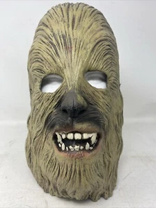 OFFIZIELLE 2005 RUBIE'S LUCASFILM STAR WARS LATEX GUMMI CHEWBACCA HALLOWEEN MASKE - Bild 1 von 5