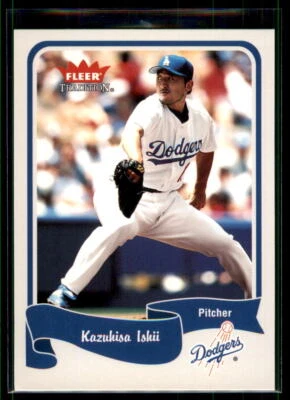 2004 Fleer Tradition Kazuhisa Ishii #295 Los Angeles Dodgers - Image 1 of 2