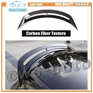 CARBON FIBER Rear Trunk Spoiler Lip Boot Wing Fits for Tesla Model Y 2020-2025 - Foto 1 di 7