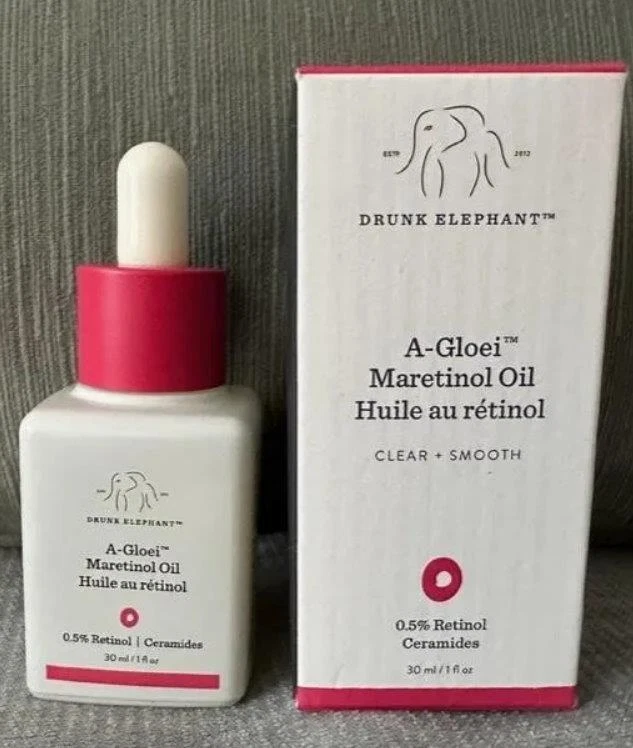 ❣️⭐️Drunk Elephant A-Gloei Maretinol Facial Moisturizer Oil 30ml 1 oz Full size - Image 1 of 1