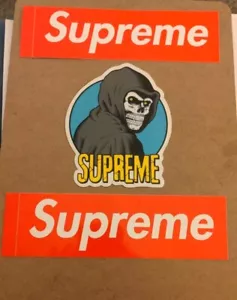 ✈️FREE SHIPPING✈️ Supreme FW24 FW23 BOX LOGO Stickers Bundle SKULL REAPER - Picture 1 of 1