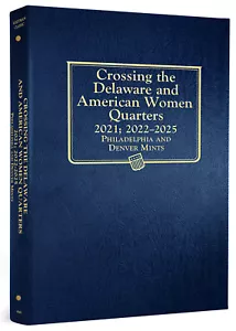 Whitman Album 4949 Crossing Delaware 2021 & American Damen Quarter 2022-2025 P&D - Bild 1 von 4
