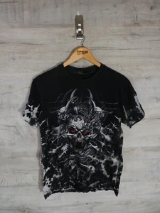 Survivors Studded AOP  Heavy Metal Tee Vintage Black Mens T Shirt W/  Tag Medium - Picture 1 of 5