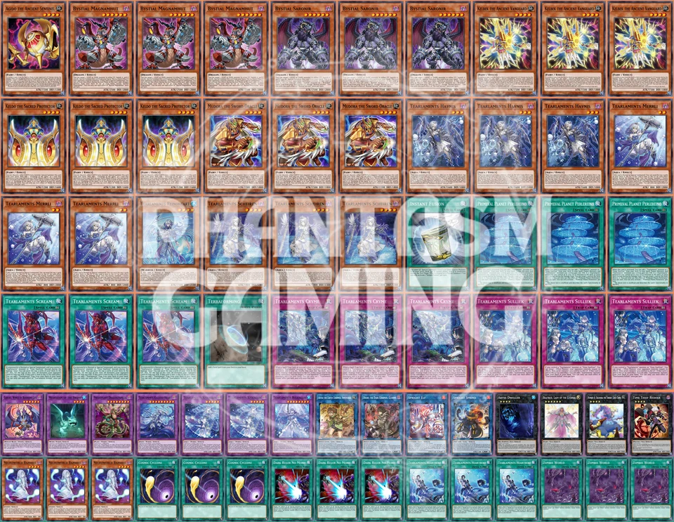 Ishizu Tearlaments Deck Cosmic Cyclone Garura Rulkallos Yugioh - Image 1 of 1