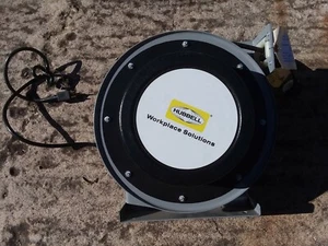 Hubbell Workplace Cord Reel/Plug Cord, 16AWG/3c x 35' Cable with roller guides  - Picture 1 of 5