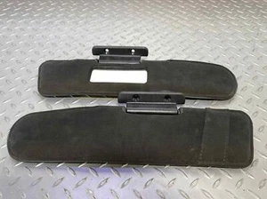 12-14 Ferrari California Pair Left & Right Suede Sun Visors (Black) - Foto 1 di 6