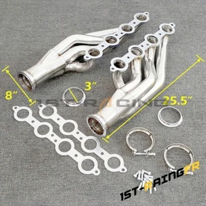 Up and Forward Shorty Headers LS1 LS2 LSX GM V8 FOR Chevrolet Chevy 5.3 5.7 6.0L - Foto 1 di 4