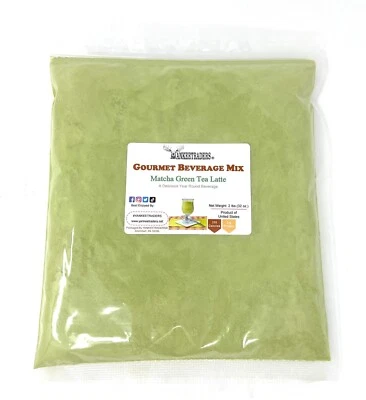 Matcha Green Tea Latte Mix, 2 lbs. ~ YANKEETRADERS® Brand ~ FREE SHIPPING - Image 1 of 3