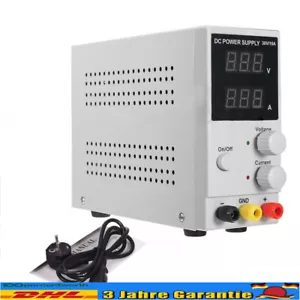 Labornetzgerät Labornetzteil DC Trafo Regelbar 0-30V 0-10A 300W Schaltnetzteil - Bild 1 von 7