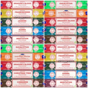 Nag Champa (Earth) “34 Fragrances" YOUR CHOICE Satya Incense Sticks 15g (2023) - Picture 1 of 3