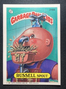 Russell Spout 316B topps 1987 Garbage Pail Kids Series 8 NM-M🔥