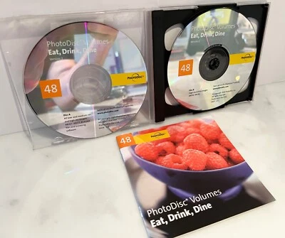 PhotoDisc Royalty-Free Stock Photos - Eat, Drink, Dine Vol. 48 - 2 discs  $39.95 - Image 1 of 4