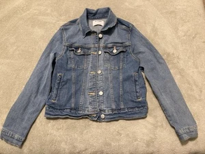 Old Navy Denium Levi Jacket Size L 10-12 - Picture 1 of 9