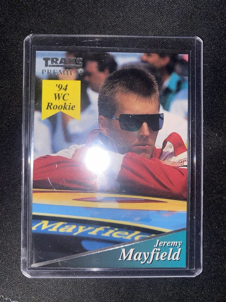 1994 Traks Premium Jeremy Mayfield Rookie Card #107 - Image 1 of 1