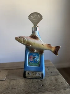 Vintage Jim Beam 70er Jahre "Legend of the Trout" Whiskey Dekanter - Bild 1 von 14
